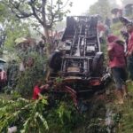 हिमाचल के मंडी में प्राइवेट बस हादसा: 20 यात्री घायल, कई की हालत गंभीर